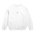 ぶるーのアトモキセチン（青白） Crew Neck Sweatshirt