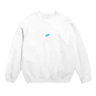 ぶるーのアトモキセチン(青) Crew Neck Sweatshirt