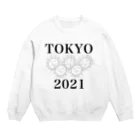 セブ山のグッズ売り場の地名と数字 Crew Neck Sweatshirt