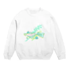 ねこてやのおさかな① Crew Neck Sweatshirt