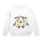 絵描き農家まえやま(まご)のニンニクくん Crew Neck Sweatshirt