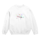 162円均一...ではないしらすのお土産屋のしらすグッズ Crew Neck Sweatshirt