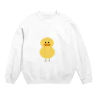 なっちゃんのひよこ(・e・)です　ノーマルver Crew Neck Sweatshirt