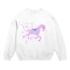 NIKORASU GOのユメカワデザイン「メリーゴーランド」 Crew Neck Sweatshirt