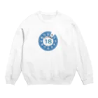 shechewsのPCR検査済ステッカー Crew Neck Sweatshirt