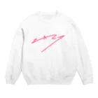 ZAZY official shopのZAZYロゴ Crew Neck Sweatshirt