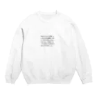 Mac_a_Ronの愛してる Crew Neck Sweatshirt