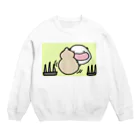 ダイナマイト87ねこ大商会のスリルを楽しむねこです Crew Neck Sweatshirt