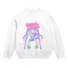 かとうたゆの重火器ちゃん Crew Neck Sweatshirt