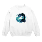 ゆずたろの夜 Crew Neck Sweatshirt