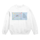 ふぃろの感情グラフとPPMマトリックス改に数式をプラス Crew Neck Sweatshirt