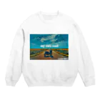 たいが。のI love BIKE （道） Crew Neck Sweatshirt