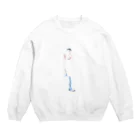 sasamanaのヌードクロッキーF Crew Neck Sweatshirt