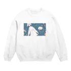 泳(ei)の桜 Crew Neck Sweatshirt