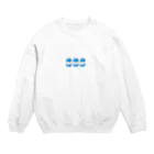 モラトリアムパンケーキの牛乳パック3本セット Crew Neck Sweatshirt