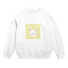 MegShiotaのにこにこうさちゃん Crew Neck Sweatshirt