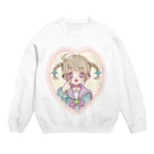 うちゅう交信機のりのんちゃん Crew Neck Sweatshirt