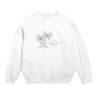 Akiwaの南の島 Crew Neck Sweatshirt