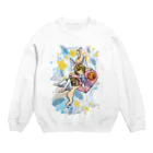 AURA_HYSTERICAのAngelic_Impact Crew Neck Sweatshirt