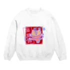 hnmrの▼とらさん渾身の一撃 Crew Neck Sweatshirt