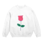 お花屋さんのばらのはな Crew Neck Sweatshirt