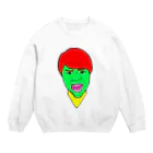 KAOの進撃のすず！ Crew Neck Sweatshirt