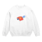 なかののスーパーモモンガ Crew Neck Sweatshirt