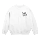 c_girlのSTAY HOME Crew Neck Sweatshirt