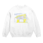 SHANの『しゃんと牛乳』 イラストシリーズ Crew Neck Sweatshirt