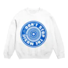 AURA_HYSTERICAのDON'T STOP THE MUSIC Crew Neck Sweatshirt