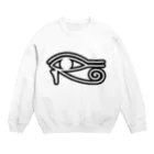 AURA_HYSTERICAのEye_of_Horus Crew Neck Sweatshirt