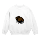 PokuStarの熊の手 Crew Neck Sweatshirt