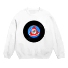 レコードの巣のすいかレコード白文鳥 Crew Neck Sweatshirt