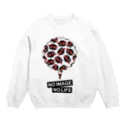 キャッティ（オフィシャル）ネコ好き集まれ!!の雲の中で考え中!! Crew Neck Sweatshirt