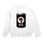 キャッティ（オフィシャル）ネコ好き集まれ!!の大好きな缶コーヒー＝僕 Crew Neck Sweatshirt