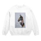 永久凍土の国の白夜のアハル・テケ Crew Neck Sweatshirt