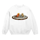 みけにっけ商店のはにわ兄妹 Crew Neck Sweatshirt