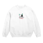 peacefulのグデフレ君 Crew Neck Sweatshirt