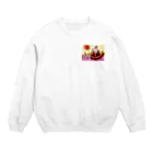 花と雲のフラメンコドロシー灼熱の太陽 Crew Neck Sweatshirt