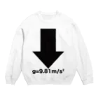 AURA_HYSTERICAのEarth's_Gravity Crew Neck Sweatshirt