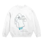 銭湯 はなの湯のドライヤーとあの子 Crew Neck Sweatshirt