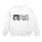 ＊あり＊の虹色創世記の４コマ漫画切り抜き６ Crew Neck Sweatshirt