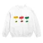 ぴえんのゆうこちゃんのおはな Crew Neck Sweatshirt