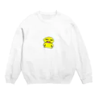 ema ショップの癒し系キャラ　人 Crew Neck Sweatshirt