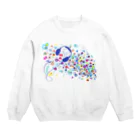 AURA_HYSTERICAのEZ_Listening Crew Neck Sweatshirt