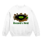 レコードの巣のレコードの巣 Crew Neck Sweatshirt