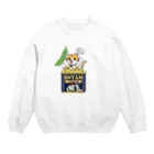 楽猫楽描しげ屋のゴーヤチャンプルー Crew Neck Sweatshirt