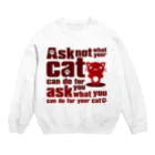 AURA_HYSTERICAのCat_Print Crew Neck Sweatshirt