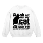 AURA_HYSTERICAのCat_Print Crew Neck Sweatshirt