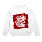 AURA_HYSTERICAのLION_HEART Crew Neck Sweatshirt